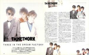 TM NETWORK TMネットワーク 雑誌 切り抜き 70P ③ ★貴重！80年代のみ／ページ欠けなし！宇都宮隆 小室哲哉 ★説明欄に画像