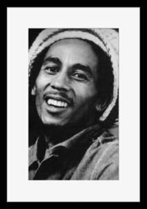 BW:人気ジャマイカ・レゲエバンド!Reggae/ボブ・マーリー&ザ・ウェイラーズ/Bob Marley & The Wailers/モノクロ写真フレーム-3