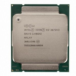 2個セット Intel Xeon E5-2673 v3 SR1Y3 12C 2.4GHz 30MB 105W LGA2011-3 DDR3-1866