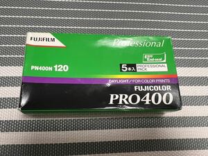 FUJIFILM 富士フィルム　PRO400N 5本 ブローニーフィルム