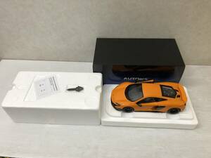 AUTOart 1/18 マクラーレン 675 LT オレンジ 中古品 symini074144