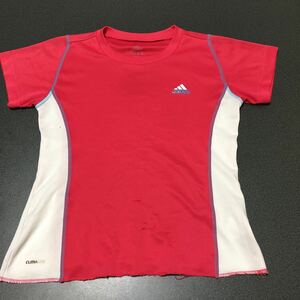 アディダスadidas 女児速乾半袖Tシャツ ピンク