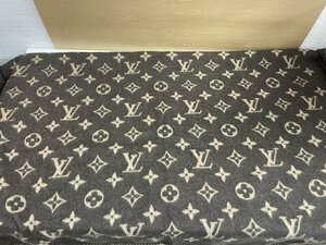 ∞【ルイヴィトン LOUIS VUITTON M70439 プレッド・ネオ モノグラム カシミヤ混ウール モノグラム・パターン ブランケット】OK15665