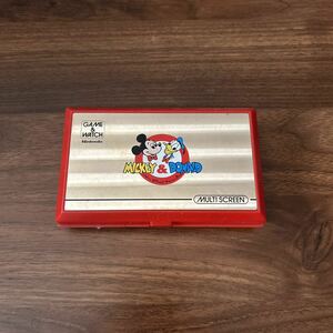 【動作確認済み】GAME&WATCH ゲームウォッチ MICKEY &DONALD ミッキー ドナルド 任天堂 Nintendo マルチスクリーン レトロ 