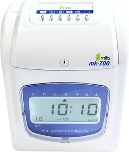 mita 電子 タイムレコーダー タイムカード 本体 mk-700 タイムカード50枚付