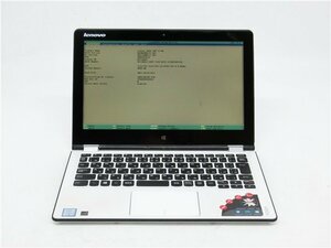 中古Lenovo　Yoga　700-11ISK Core m3-6Y30 4GB　11.6型　BIOSまで表示　ノートパソコン　　詳細不明　　ジャンク扱い 　