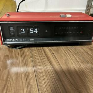 SONY クロックラジオ 、8FC-59パタパタ時計 、