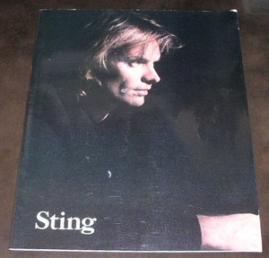 STING/NOTHING LIKE THE SUN WORLD TOUR IN JAPAN/中古パンフレット!!