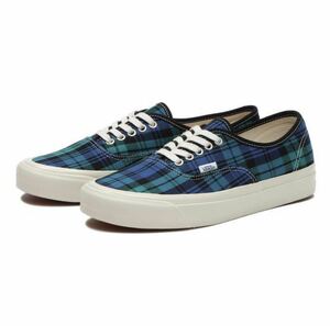 【VANS】 ヴァンズ AUTHENTIC 44 DX オーセンティック44DX PLAID BLACK/BLU アナハイムファクトリーパック