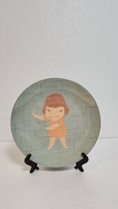 【模写】奈良美智 Yoshitomo Nara Ceramic 飾り皿 PLATE Diam. 20CM #25