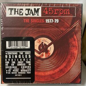 未開封新品 海外オリジナル廃盤CD BOX 限定ナンバー・エディション★THE JAM/THE SINGLES 1977-79 ザ・ジャム ポール・ウェラー