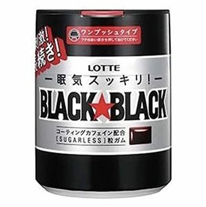 ロッテ ブラックブラック 粒 ワンプッシュボトル 140g×6個入