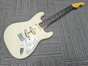 【現状品】Fender Stratocaster JVシリアル? 1983年 ストラトキャスター PU欠品有 動作未確認 ケースなし フェンダー 1円~　K0826+