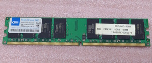 ＞Team TEDD4096M800C6 *PC2-6400U/DDR2-800 240Pin DDR2 UDIMM 4GB 動作品
