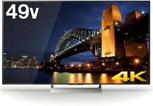 ソニー 49V型4K液晶テレビ KJ-49X9000E Android TV/YouTube/Netflix/hulu 外付けHDD録画 外付けHDD裏番組録画　