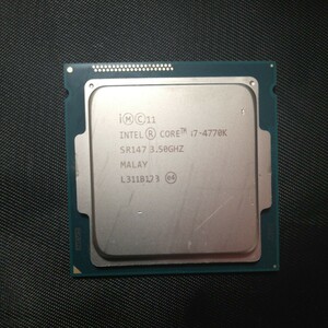 インテルCore i7 4770k付属品なし