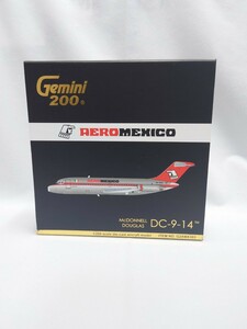 ジェミニ 1/200 アエロメヒコ マクドネル・ダグラス DC-9-14 開封済み スタンド劣化有ります XA-SOG
