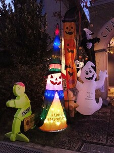 【即納】【在庫あり】 ハロウィン　LEDパンプキンコーンライト180cm　アメリカ雑貨　パーティー 飾り ハロウィン 飾り