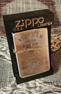 【ベトナムZIPPO】本物 1968年製 ミニーマウス ZIPPO ジッポー ジッポ 喫煙具 ライター オイルライター