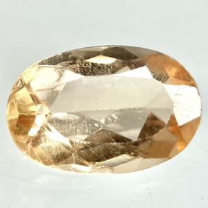 〔天然インペリアルトパーズ1.335ct〕a約8.79×5.69mmソーティング付 ルース 裸石 宝石 ジュエリー Imperial topaz