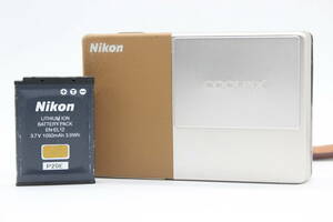 【返品保証】 ニコン Nikon Coolpix S70 ライトブラウン 5x Wide バッテリー付き コンパクトデジタルカメラ s7482