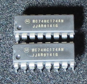 IC MC74HC174AN Hex D-FF Hex D フリップフロップ 2個 1パック ICチップ 半導体 動作品 部品,パーツ,工作 修理に その3