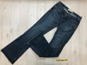 Abercrombie&Fitch アバクロンビーアンドフィッチ レディース ストレッチ ブーツカット デニムジーンズパンツ 0S 紺