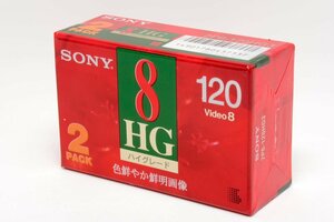【新品未開封品】SONY Video8 HG ハイグレード 120分×2PACK 8mmビデオカセットテープ