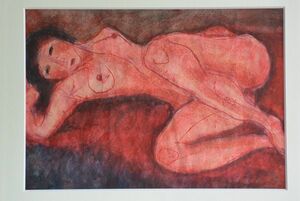 ●希少● 絵画 作者不明 裸婦画 アート 美術品 /浜均 02.04.05 3枚セット