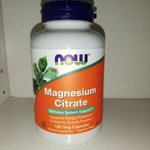 マグネシウム クエン酸マグネシウム キレートマグネシウム 120粒 NOW Foods ナウフーズ【新品・送料込】