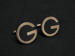 1円 GUCCI グッチ SV925 カフスボタン カフリンクス アクセサリー ビジネス 紳士 メンズ シルバー系 BL0420