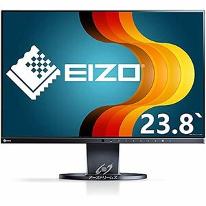 ☆E118☆ 使用時間 3944H EIZO FlexScan EV2450-BK 超狭額ベゼル 23.8型ワイド　フルHD（1920x1080）IPSパネル ノングレア(非光沢)