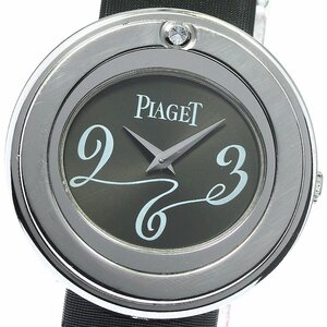 ピアジェ PIAGET P10275 ポセション K18WG 1Pダイヤ クォーツ レディース 保証書付き_765193