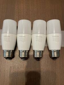 【4個セット】 東芝ライテック LED電球 E26 40W形相当 電球色LDT4L-G/S/40W/2