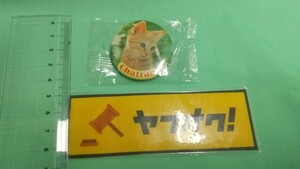 缶バッジ 当時物 子猫物語 チャトラン 未開封