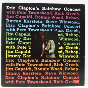 ERIC CLAPTON-Rainbow Concert (UK オリジナル LP+インナー/見開きスリーブ)