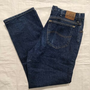 リー　5ポケット　ジーンズ 200 8989 Lee denim jeans デニム ジーンズ 38 usa企画 メキシコ製　濃紺　ゆったり　レギュラーフィット　　