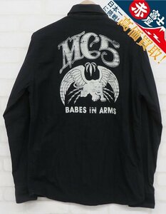 8T1214/HYSTERIC GLAMOUR×MC5 babes in arms ミリタリーシャツ ヒステリックグラマー
