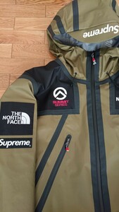 極美 カーキ S Supreme THE NORTH FACE　 21SS Summit Series Tape Seam Shell Jacket オリーブ ノース ノースフェイス マウンテンパーカー