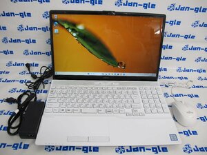 Fujitsu FMVA45DWH 15.6型ノートパソコン [i3-8145U/RAM:4GB/SSD:1024GB] [中古] J494198 P MT 関東発送