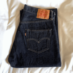 バレンシア工場製 1955年モデル LEVI’S 501XX 501-0003 W34(W33) L36 濃紺 美品 中古 米国製 リジッド 50s 55s アメリカUSA製 555 55501