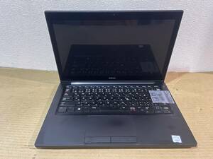 DELL Latitude 7280 Core i7-7600U 2.80GHz/メモリ8GB/SSDなし/12.5インチFHD1920×1080タッチパネル/BIOS起動【ジャンク】