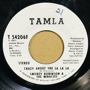 【US PROMO】7★Smokey Robinson & The Miracles - Crazy About The La La La