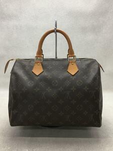 LOUIS VUITTON◆2)スピーディ30_モノグラム・キャンバス_BRW/PVC/BRW/総柄