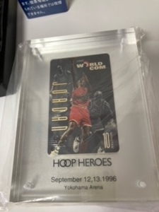 1996,9, MICHAEL JORDAN Hoop Heroes in Yokohama (記念プラーク）