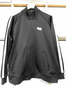 STUSSY 京都チャプト１０周年記念　ジャージ L　ステューシー 黒 ヴィンテージ OLD　STUSSY アーカイブ