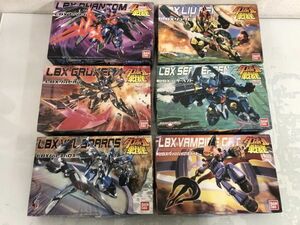 バンダイ ダンボール戦記 LBX プラモデル 一部組立済 箱あり ジャンク品 まとめて 6点 セット / ファントム グルゼオン リュウビ い886a