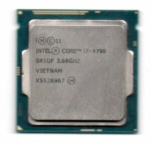 Intel ★ Core i7-4790　SR1QF ★ 3.60GHz (4.00GHz)／8MB／5GT/s　4コア ★ ソケットFCLGA1150 ☆