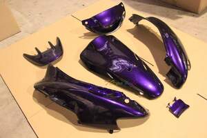ホンダ ライブ ディオ Dio AF34 2型 II型 外装 カウル 7点 セット 艶あり 紫 社外品