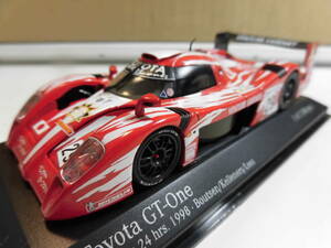 トヨタ　GT-ONE　ルマン24時間レース　1998　ブーツェン/リース他　【PMA　ミニチャンプス　1/43　ミニカー】Toyota　GT1　Le　Mans　1998